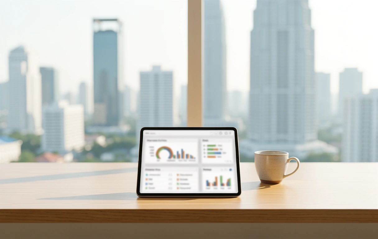 Professional workspace representing LVERO Digital's commitment to clarity and focus